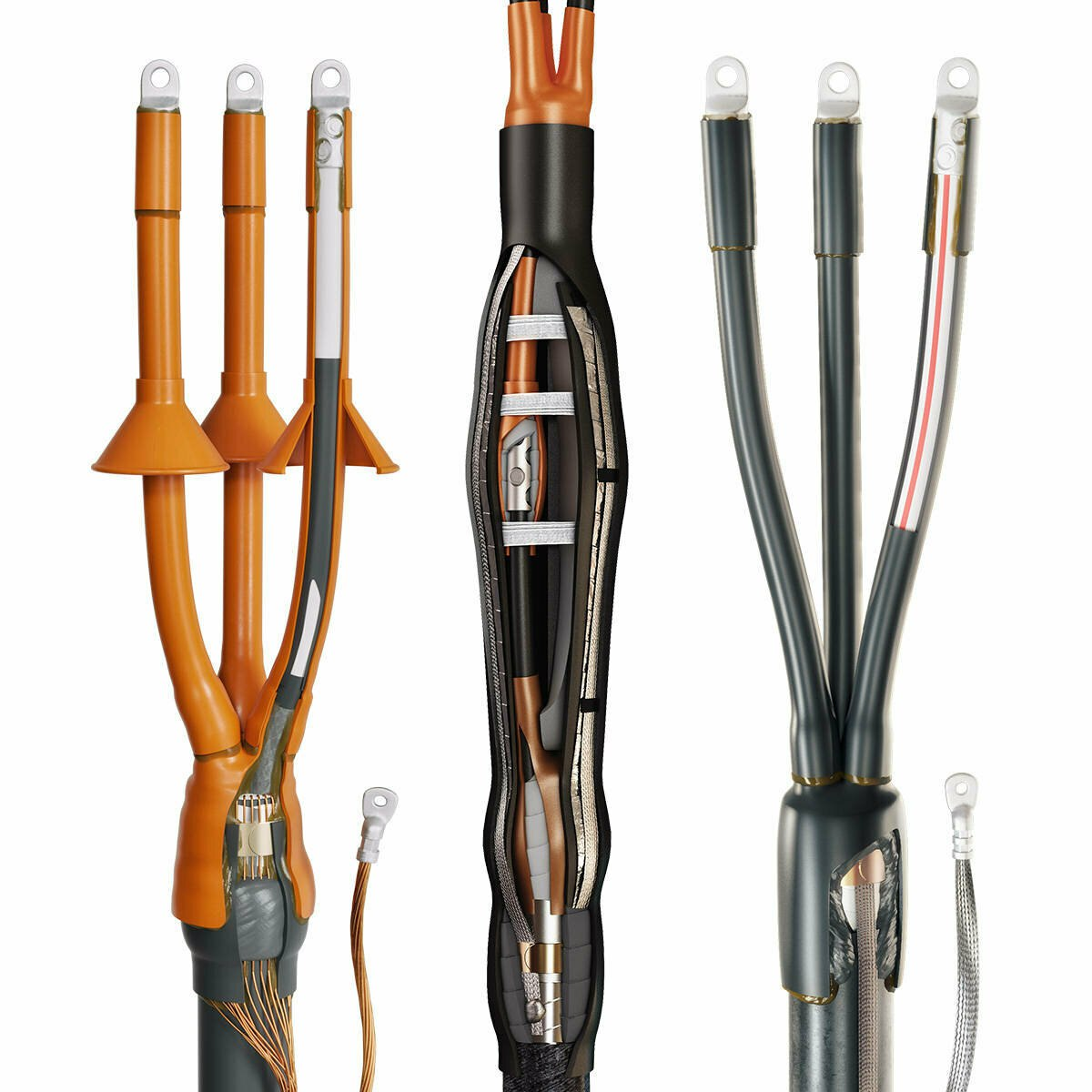 Муфта кабельная 10СТп-3х70/120-СЛ-сб