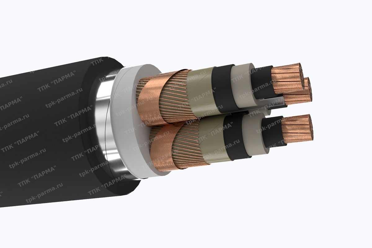 Фотография провода Кабель ПвБП2г 3х400/70 - 10кВ